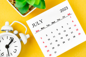 July 2023 Dates