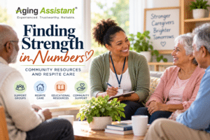 Respite care and community resources help family caregivers find support.