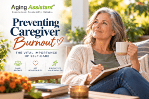 Prevent caregiver burnout with self-care, healthy habits, and rest.